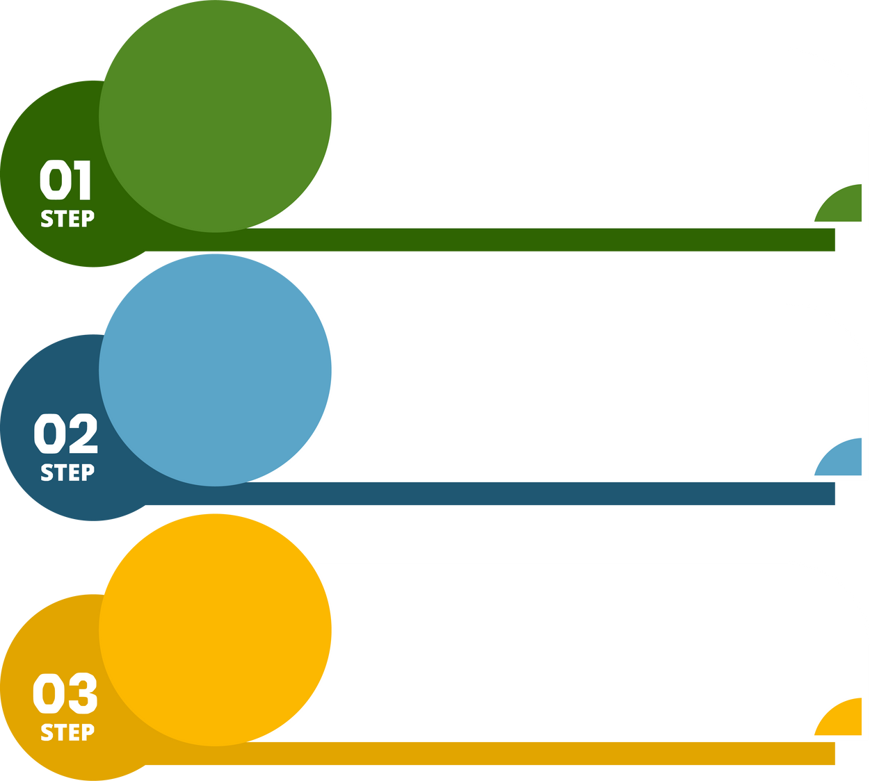 Infographic step element